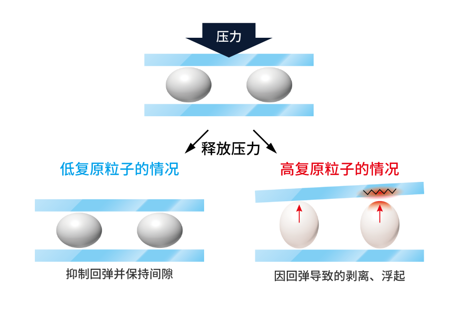 低回復(fù)柔軟粒子的優(yōu)勢(shì)